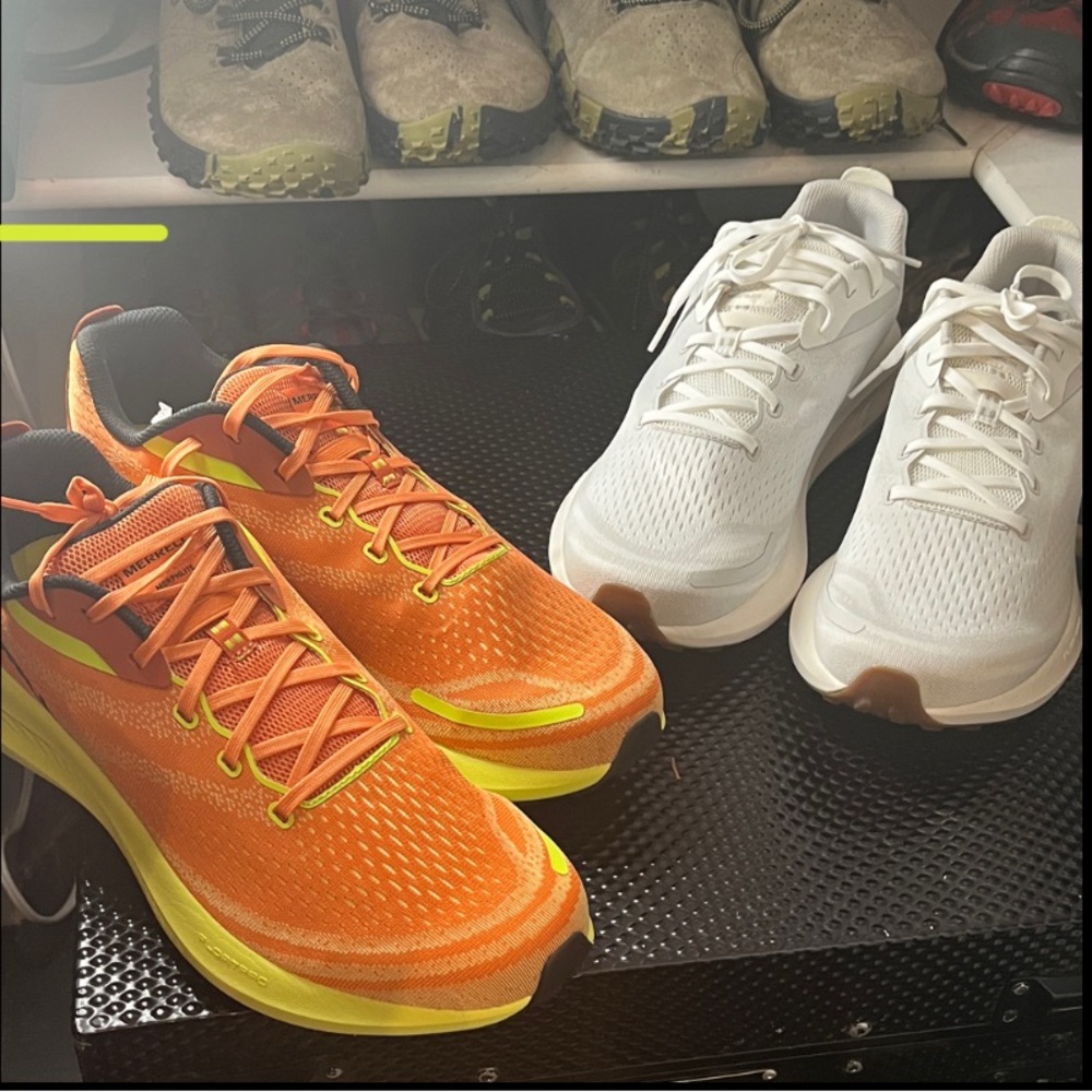 Merrell Men's Orange and Yellow Athletic Shoes